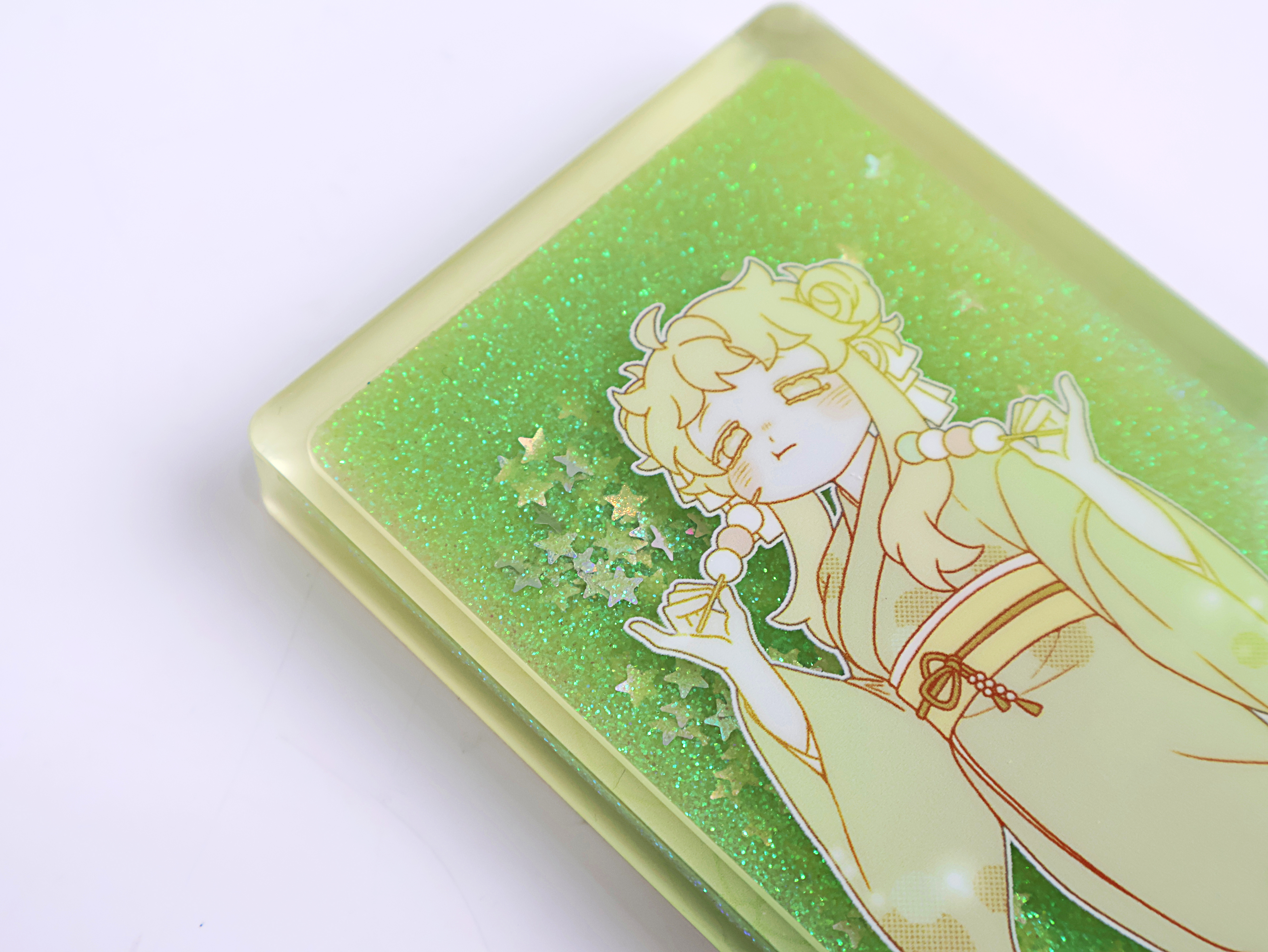 아크릴 글리터 스탠드