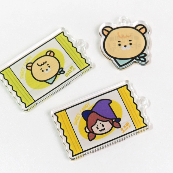 커스텀 한판 아크릴 키링