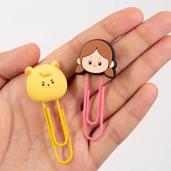 PVC 피규어 북마크 클립