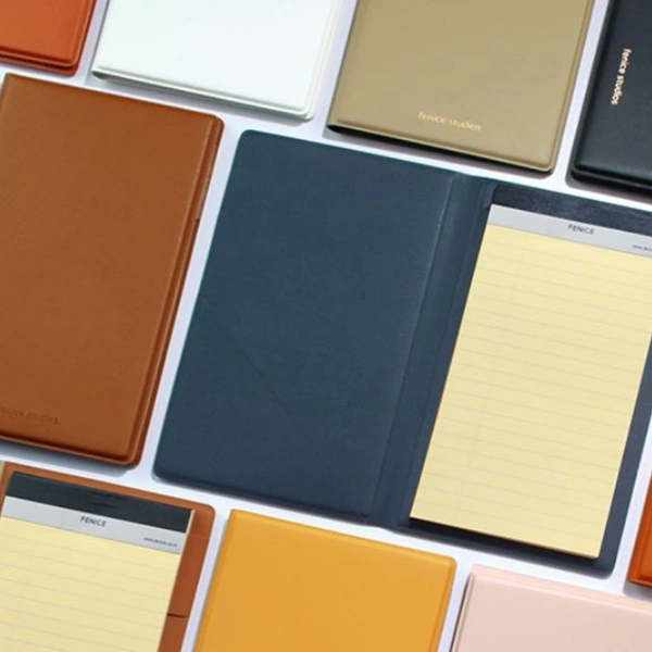 싱글포켓 미니 가죽 메모패드