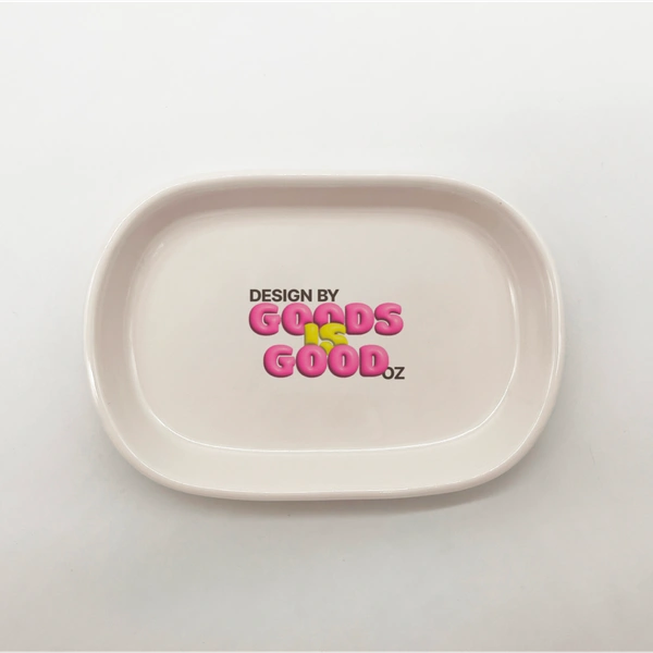 타원스낵 접시 (3가지 사이즈)