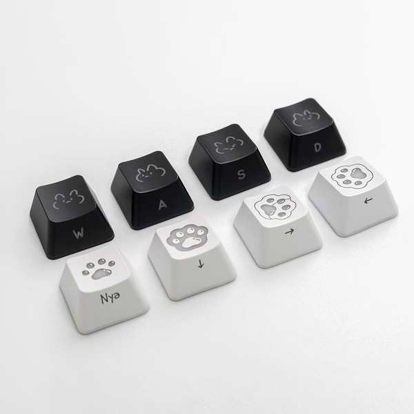 방향키 4구 키캡키링