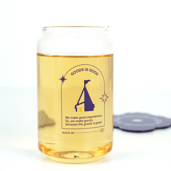 라운드 유리컵 400ml