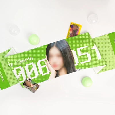 포토 슬로건 타올