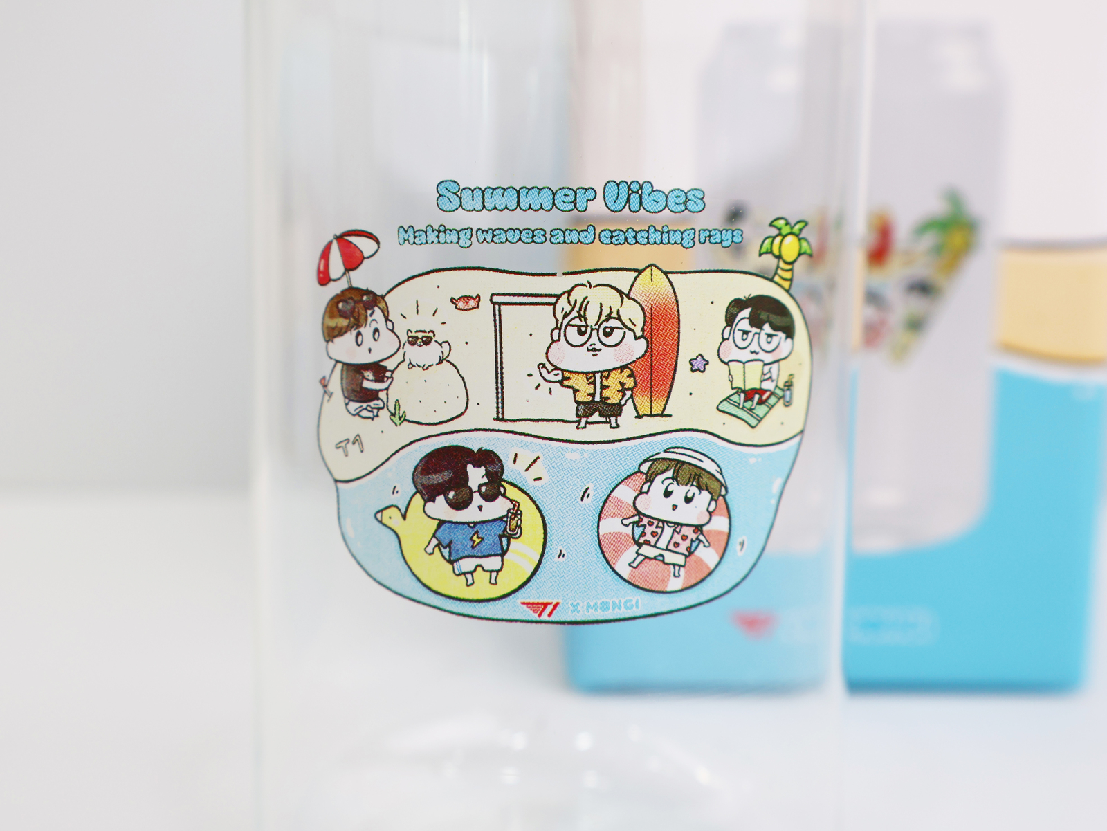 [T1] 캐릭터 라운드 유리컵