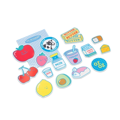 리무버블 PVC 조각스티커팩 (15장 1세트)