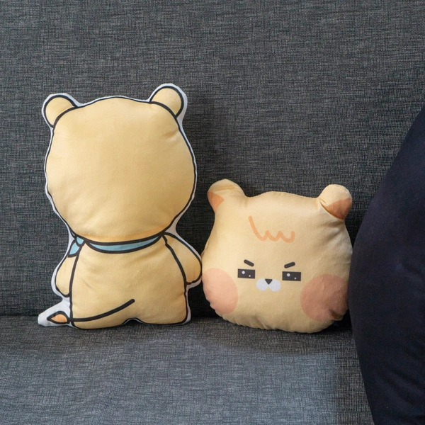 극세사 인형 모양 쿠션 (20cm 이하)