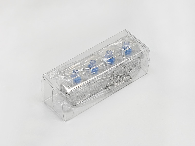 LED 레이저 키캡키링 2구 (컬러4종)