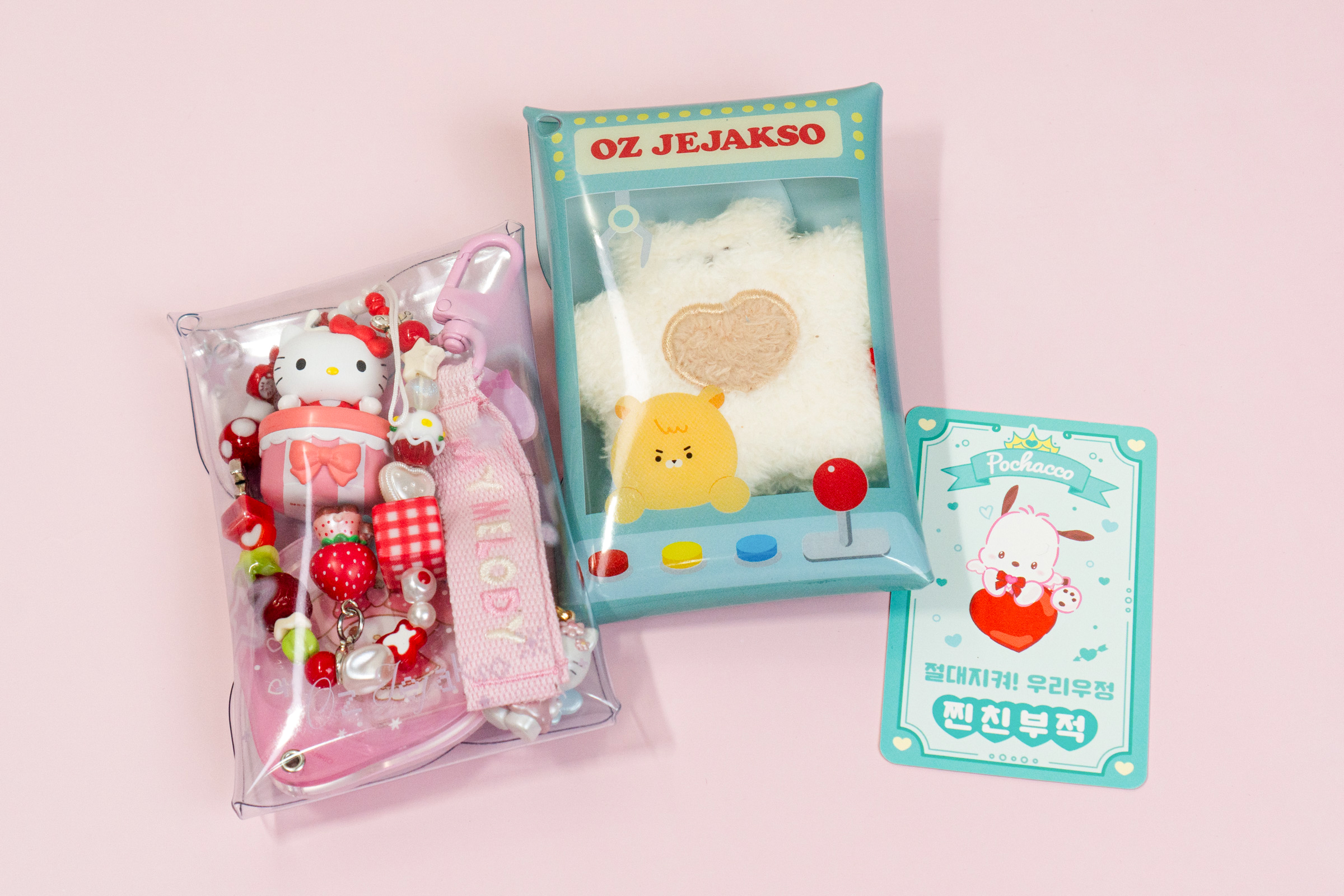 PVC 미니 가챠 파우치