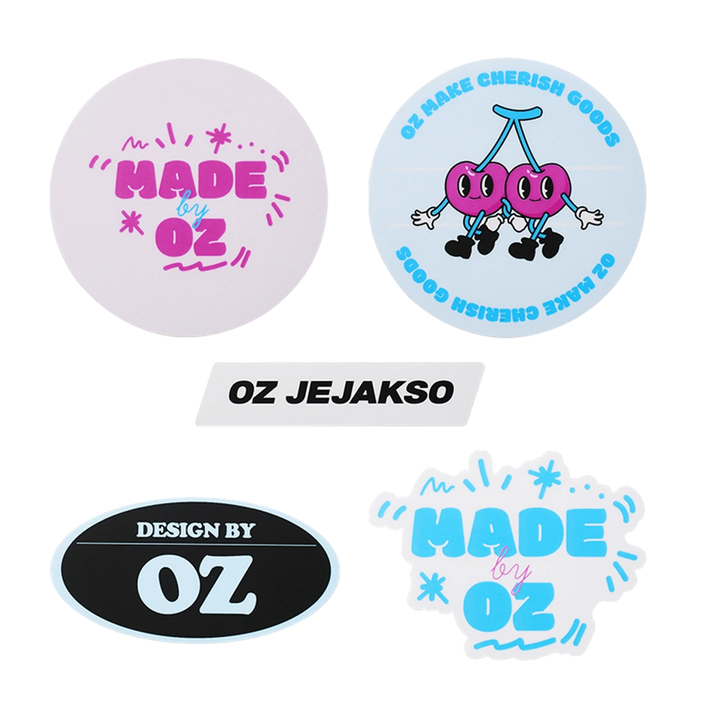 투명지 조각 스티커 (A3)