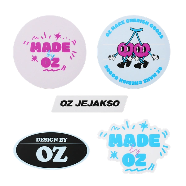 투명지 조각 스티커 (A3)