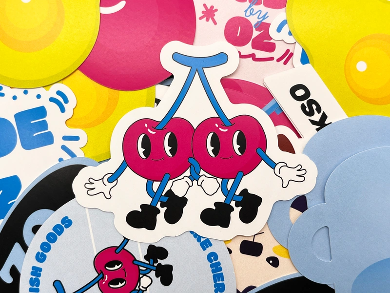 모조지 조각스티커 (A3)