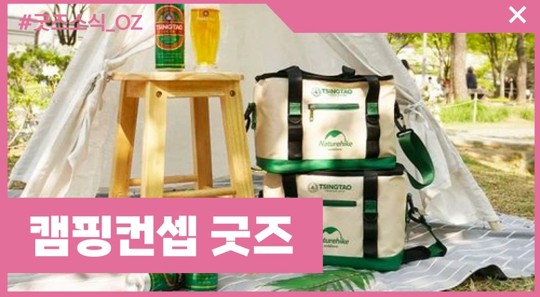 유명 브랜드의 캠핑컨셉 굿즈 모아보기