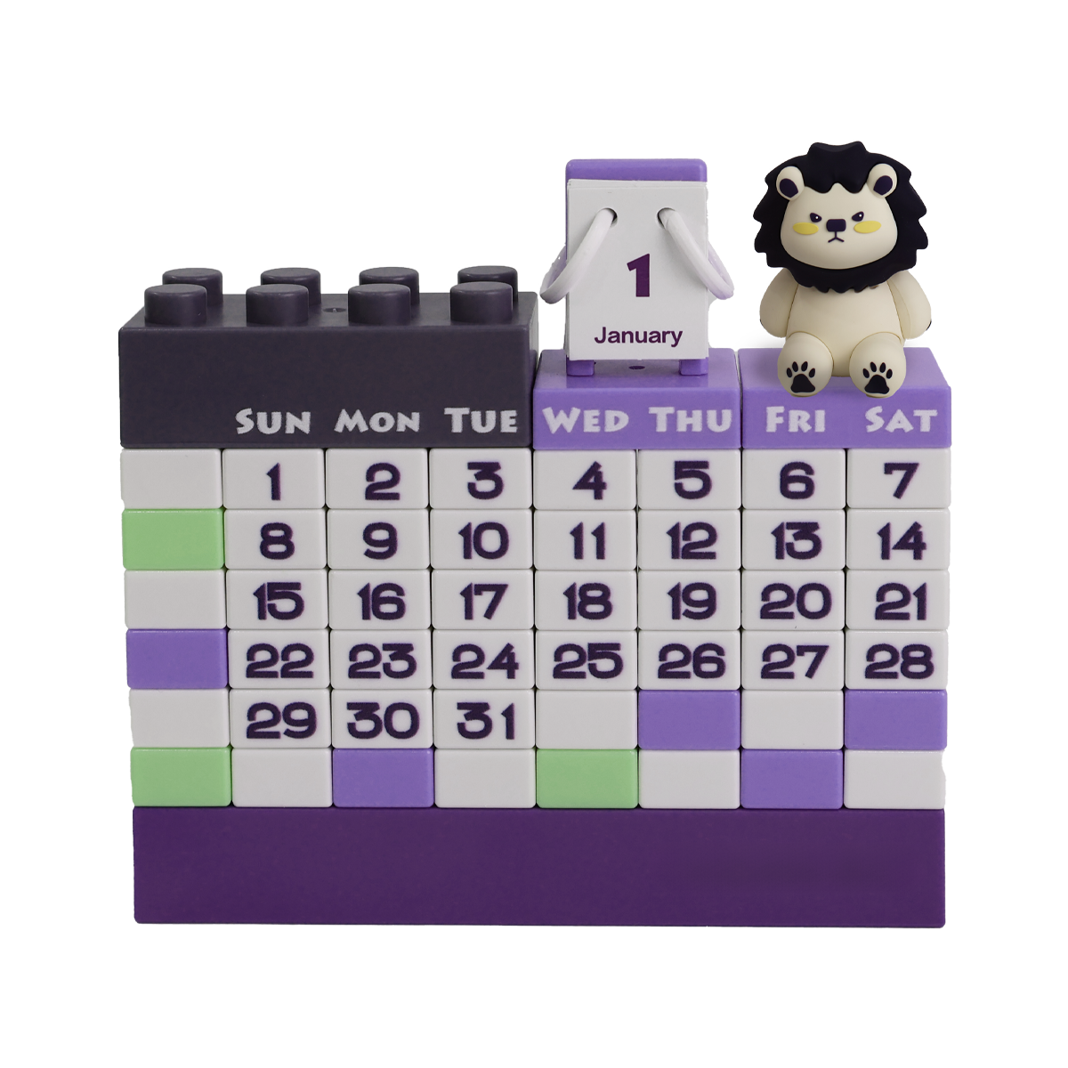 블럭 캘린더 (달력)