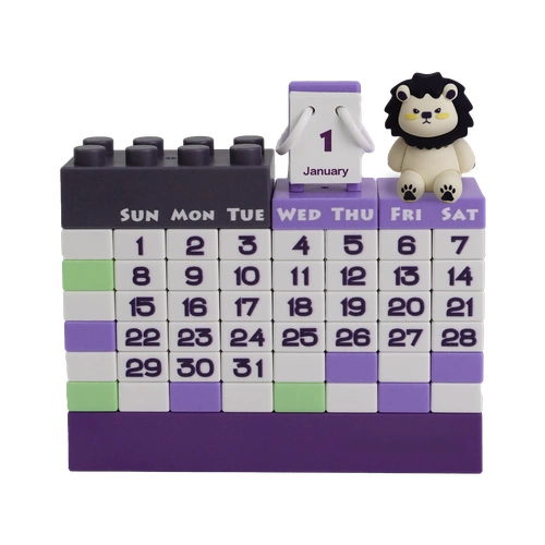 블럭 캘린더 (달력)