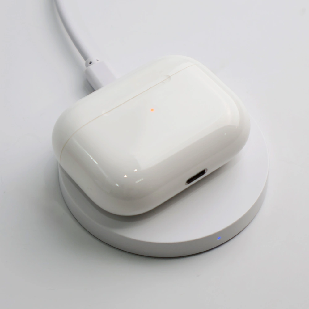 풀프린팅 원형 미니 무선 충전기