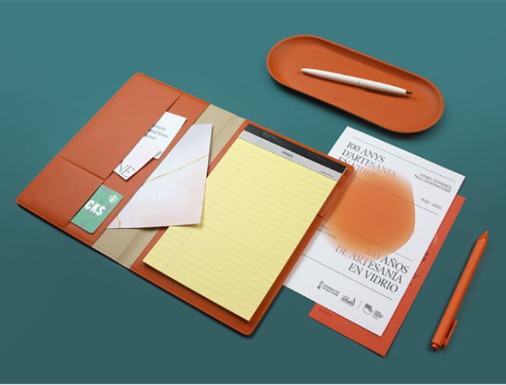 멀티포켓 A5 가죽 메모패드