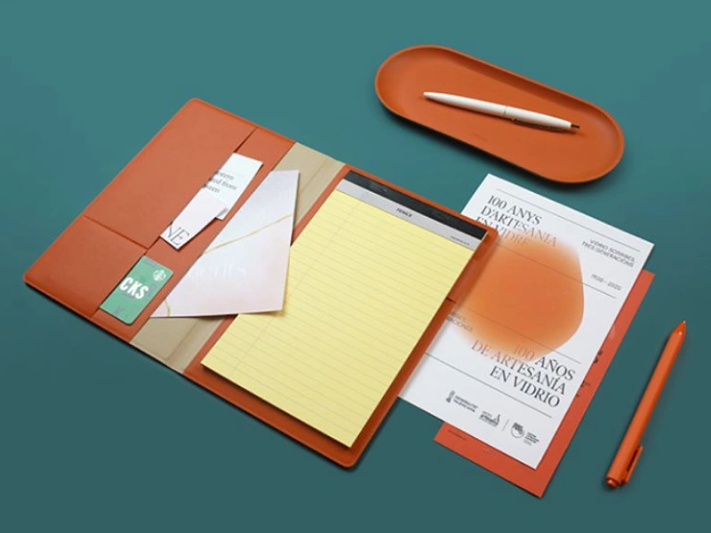 멀티포켓 A5 가죽 메모패드