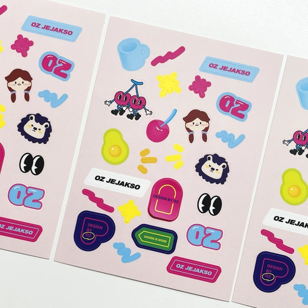 투명지 스티커 80x120mm