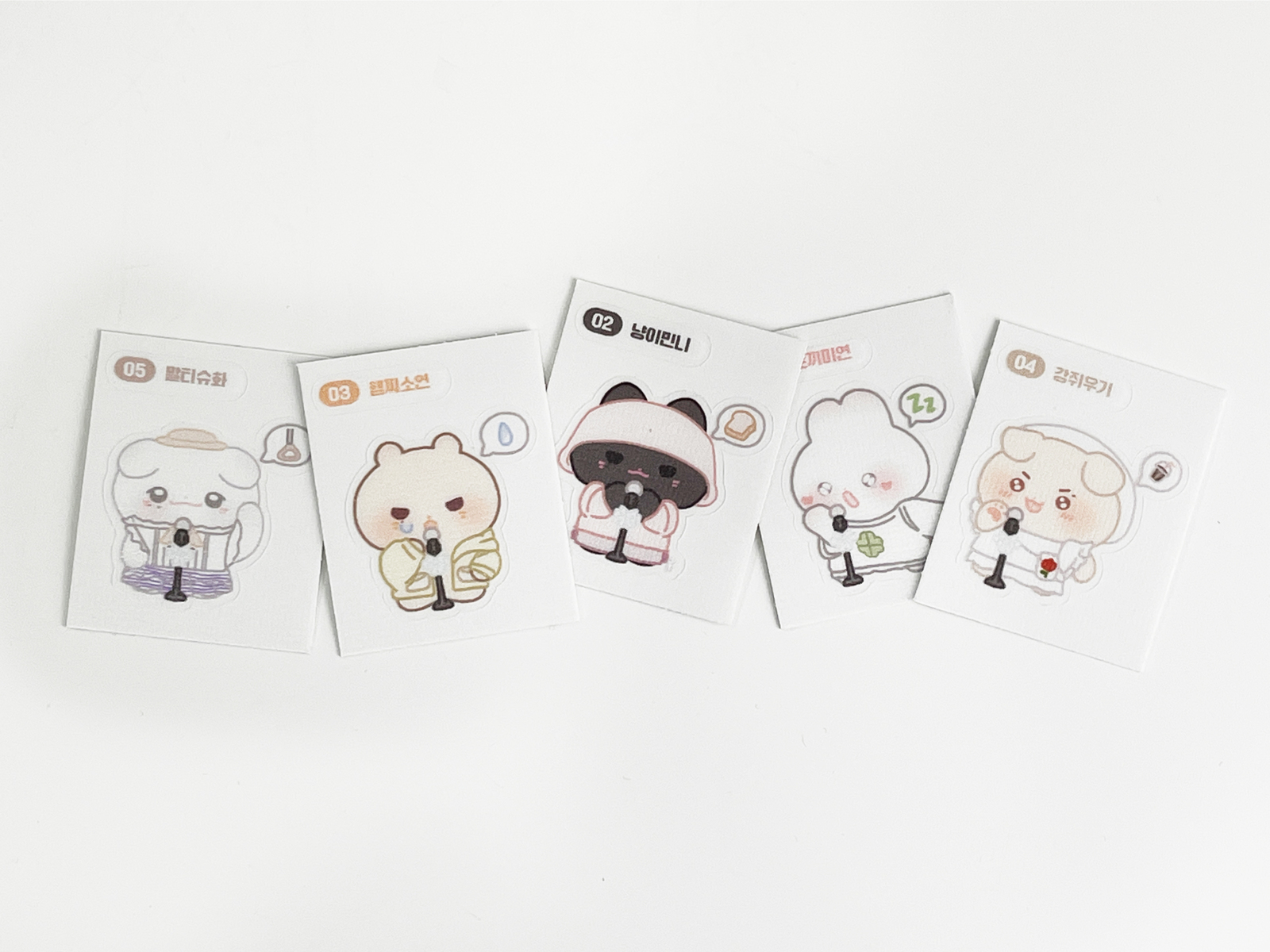 [개인작가] 띠부띠부 씰스티커