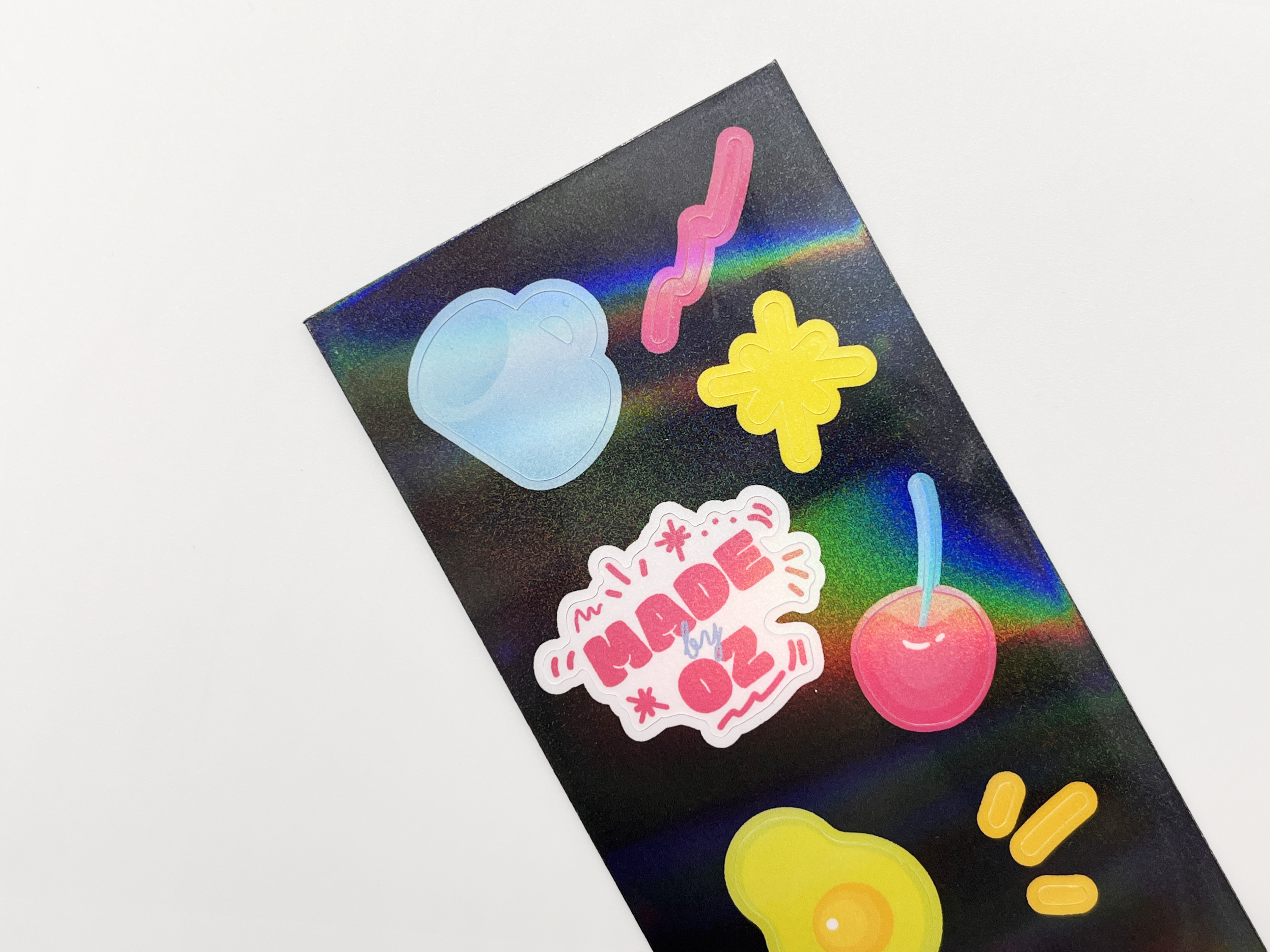 투명  A3 스티커