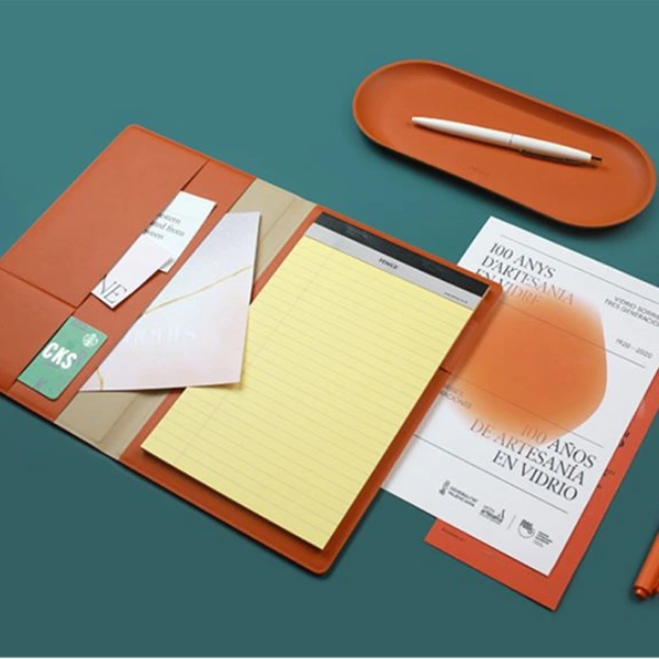 멀티포켓 A5 가죽 메모패드