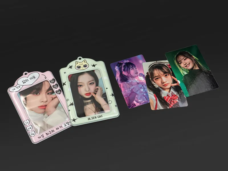 PVC 포토카드 홀더 키링