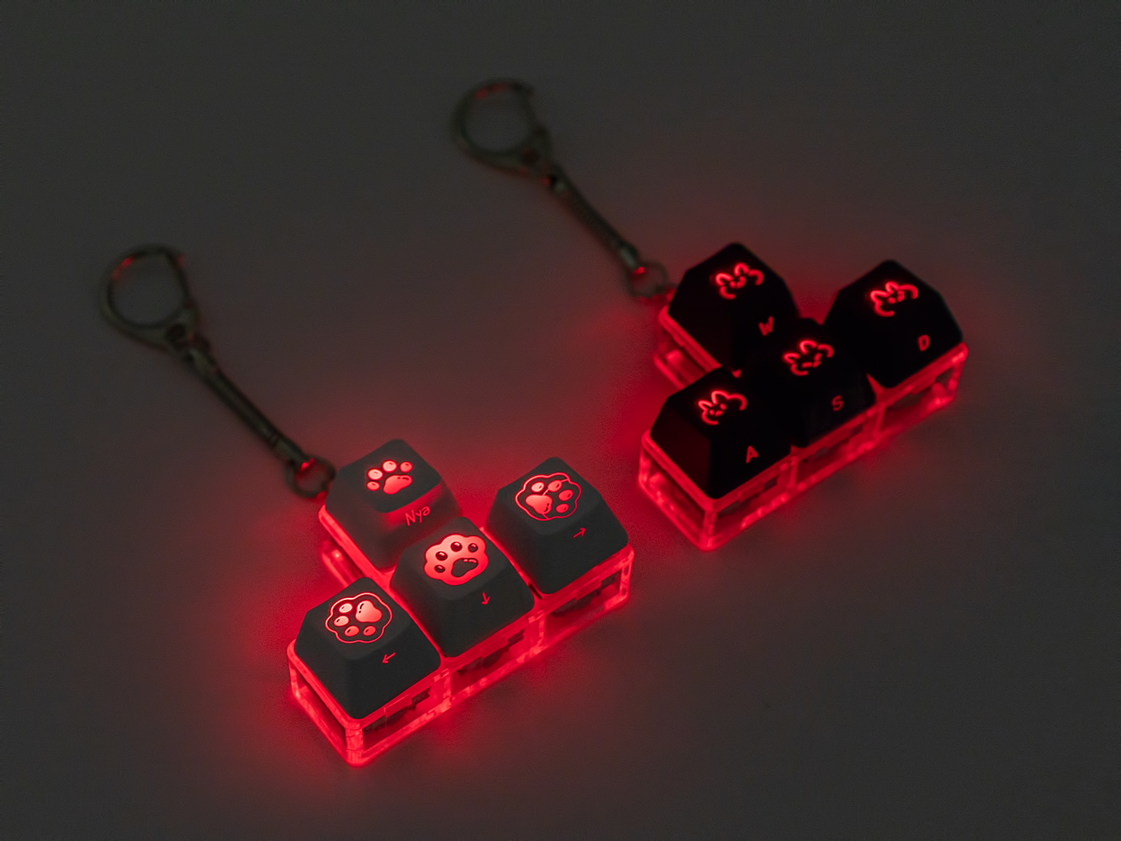 방향키 4구 키캡키링