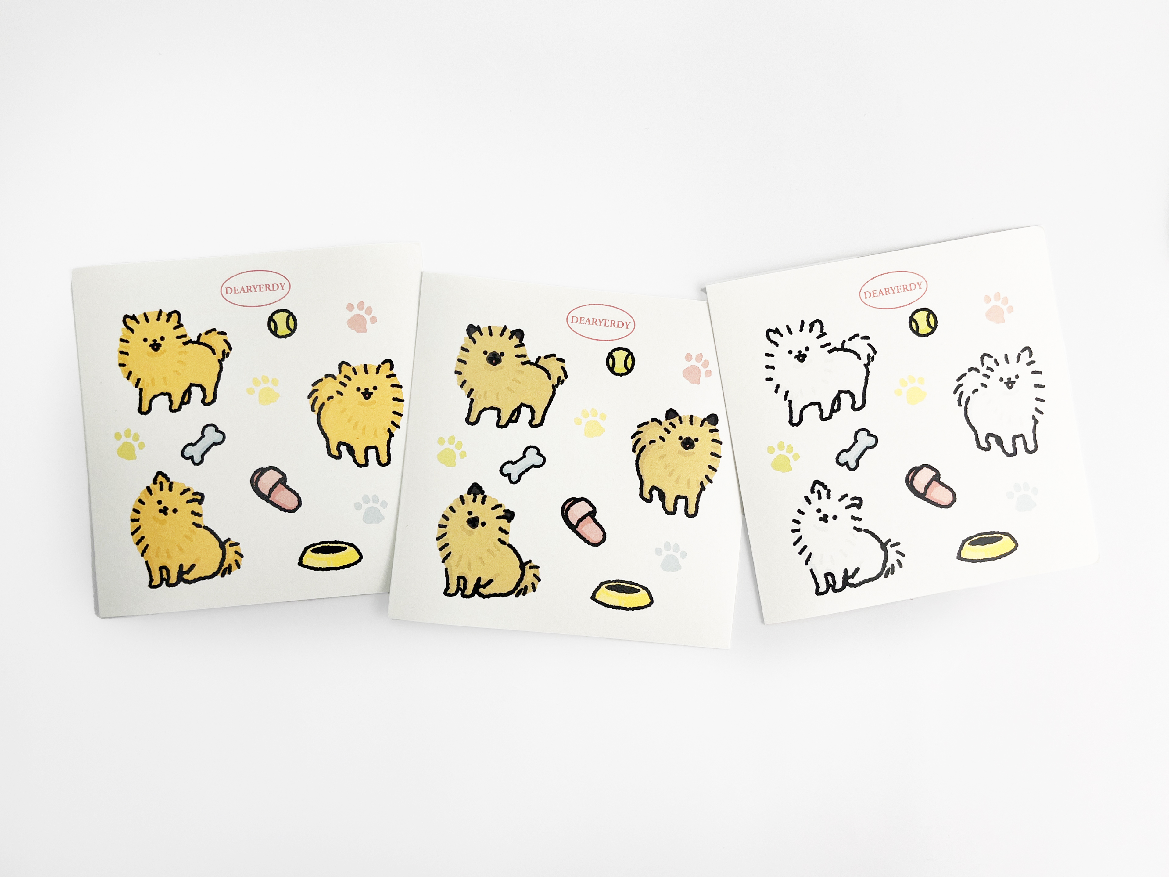 모조지 스티커 100x100mm (6매단위)