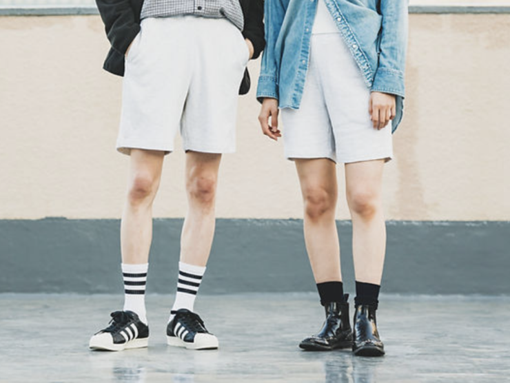 톰스 - 프린트스타 면 반바지 (성인/아동용)