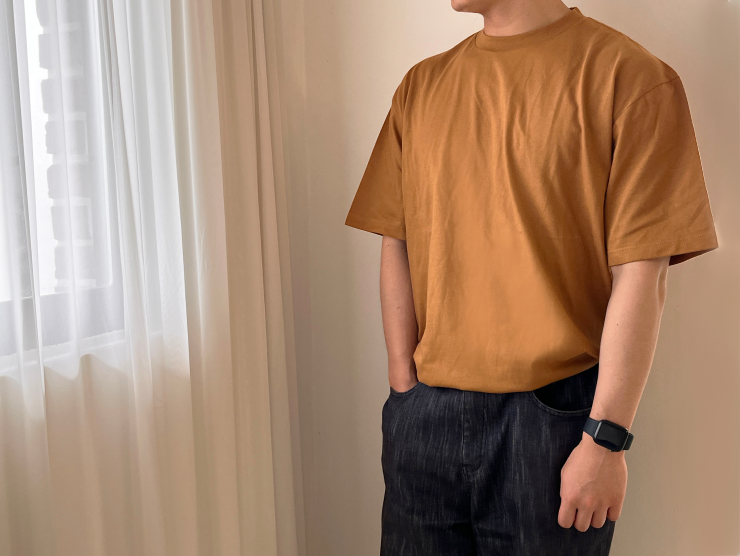 톰스 - 프린트스타 오버핏 반팔 (17수, 두꺼운 두께) 6가지 색상