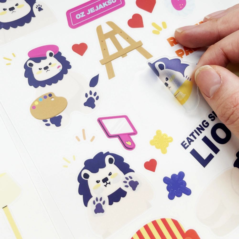 투명지 스티커 110x180mm (4매단위)