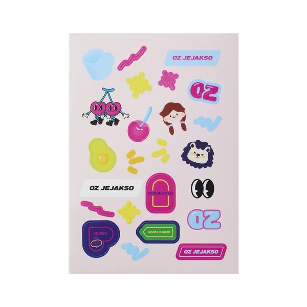 아트지 스티커 80x120mm