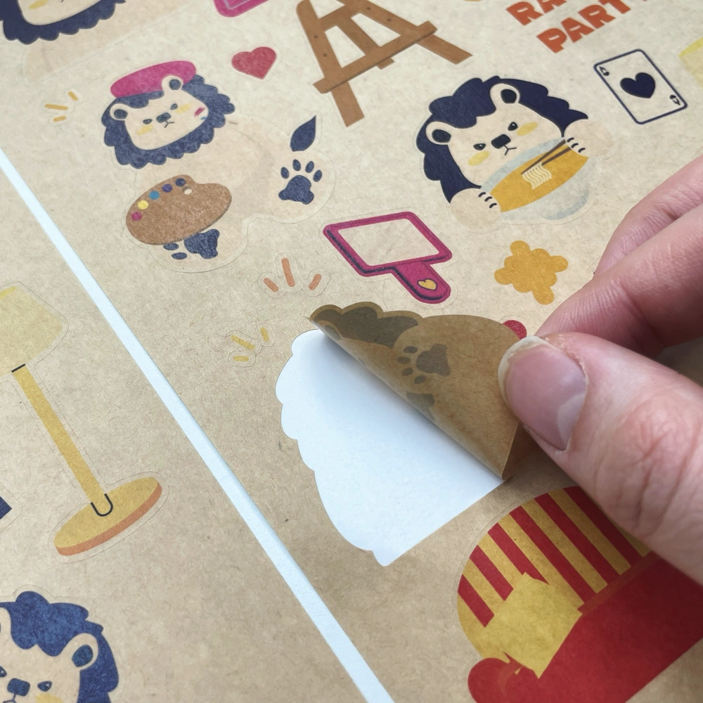 크라프트지 스티커 110x180mm (4매단위)