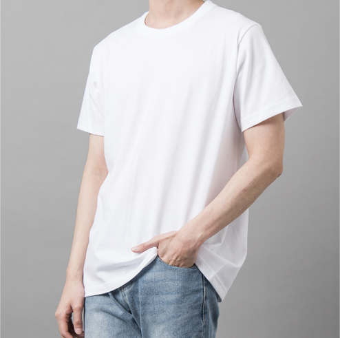 흰색 반팔, 긴팔 티셔츠 (20수,중간두께)