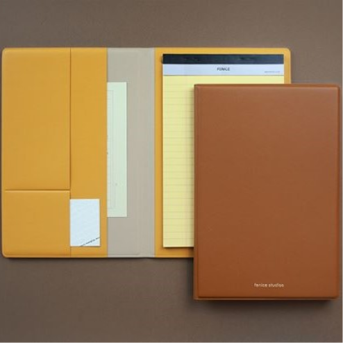 멀티포켓 A5 가죽 메모패드