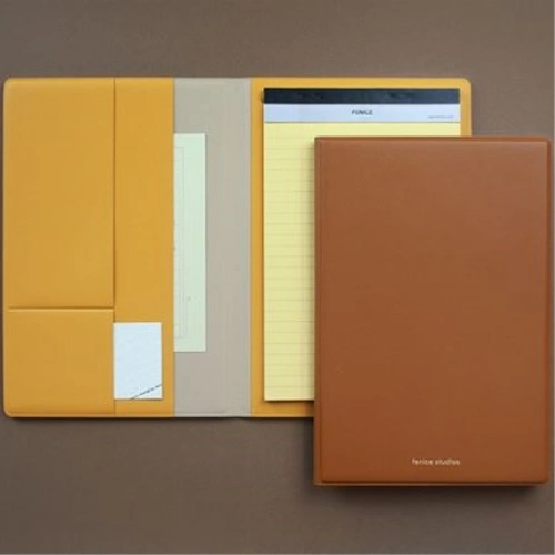 멀티포켓 A5 가죽 메모패드