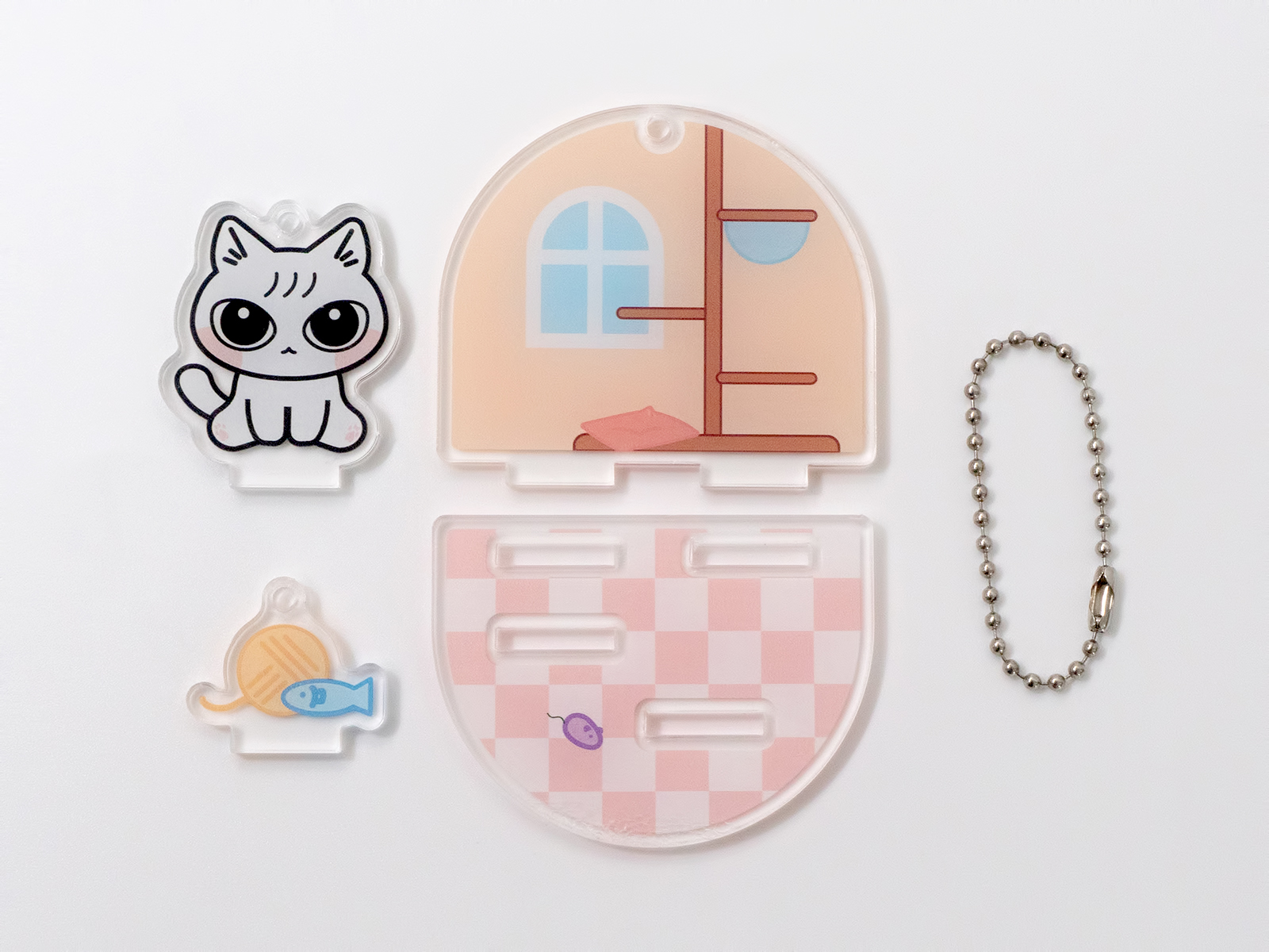 한판 아크릴 스탠드 키링