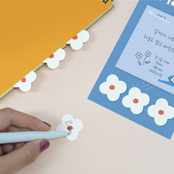 꽃잎 포스트잇