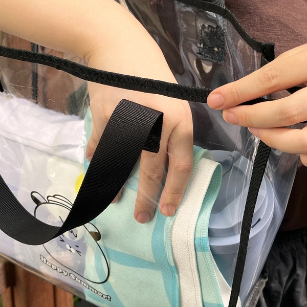 PVC 엣지 도트백