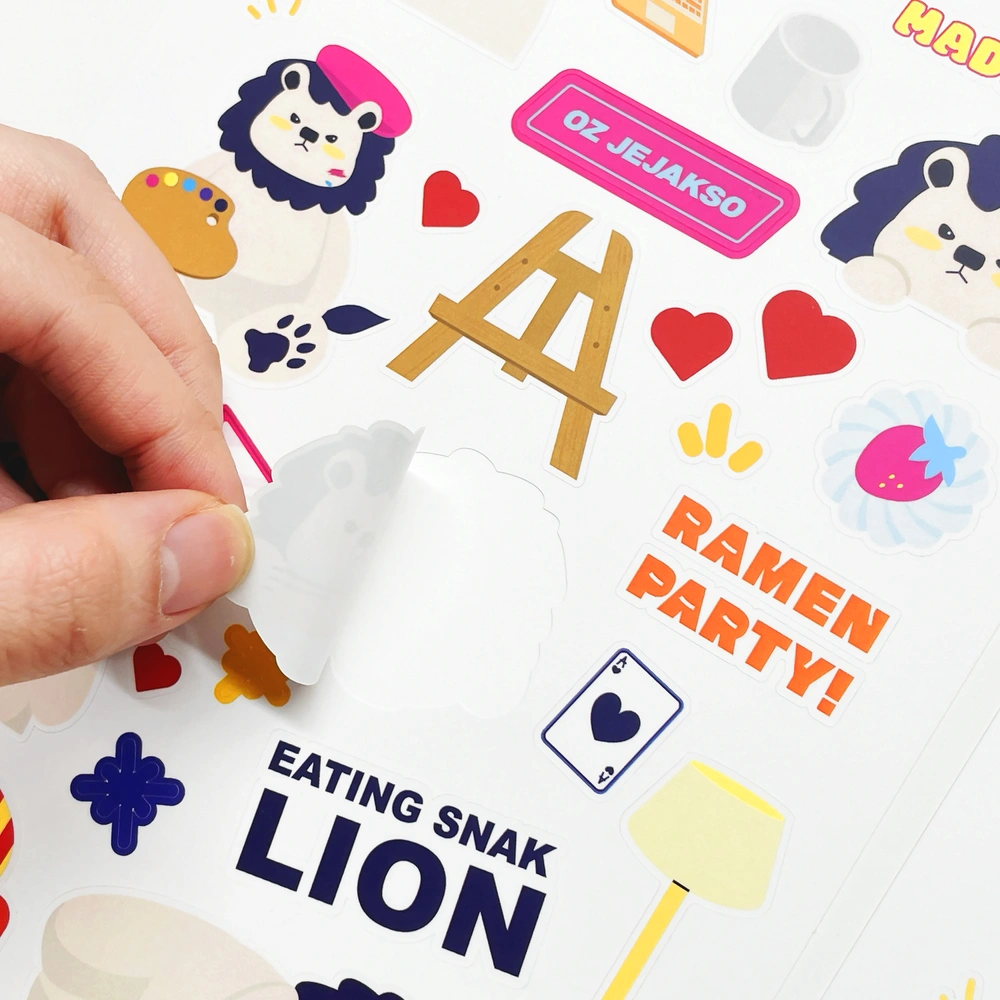 아트지 스티커 110x180mm (4매단위)