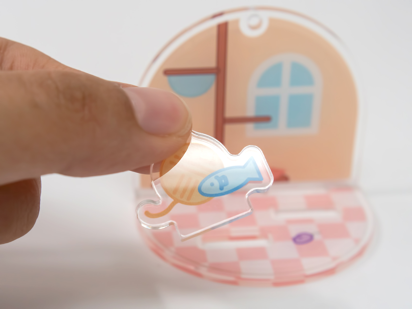 한판 아크릴 스탠드 키링