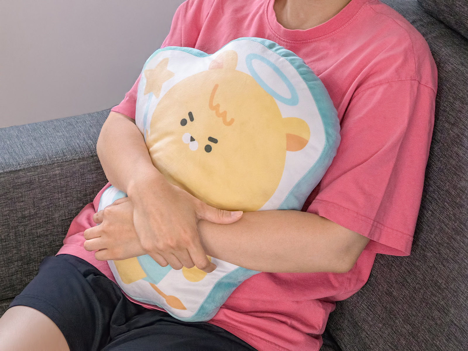 극세사 인형 모양 쿠션 (40cm 이하)