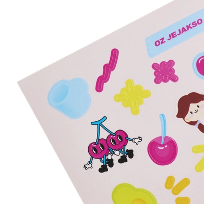 리무버블 유포지 스티커 80x120mm (8매단위)