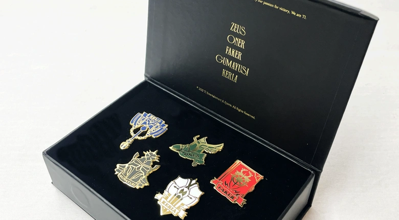 T1 뱃지세트 제작 - Worlds Edition 굿즈