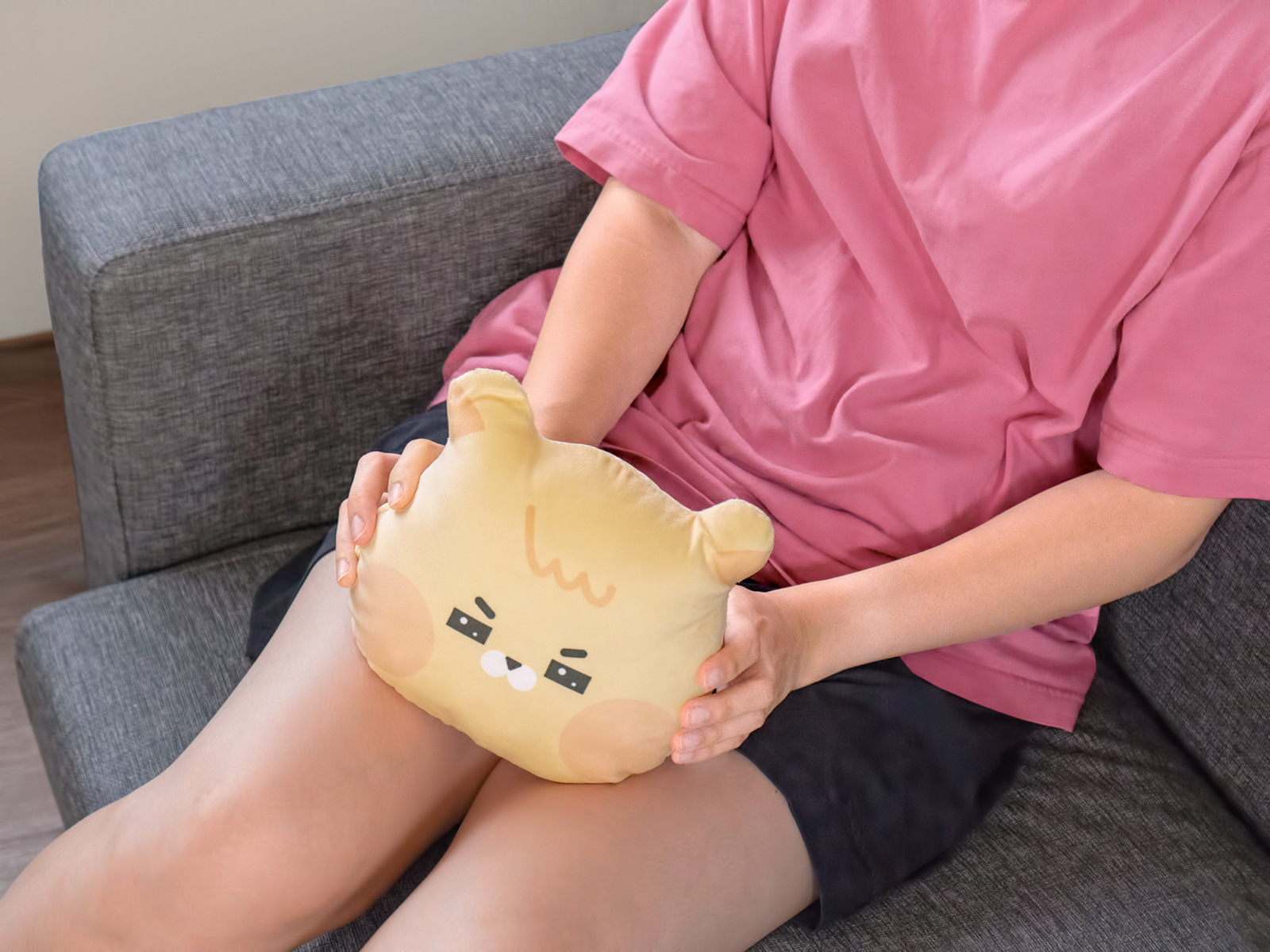 극세사 인형 모양 쿠션 (20cm 이하)