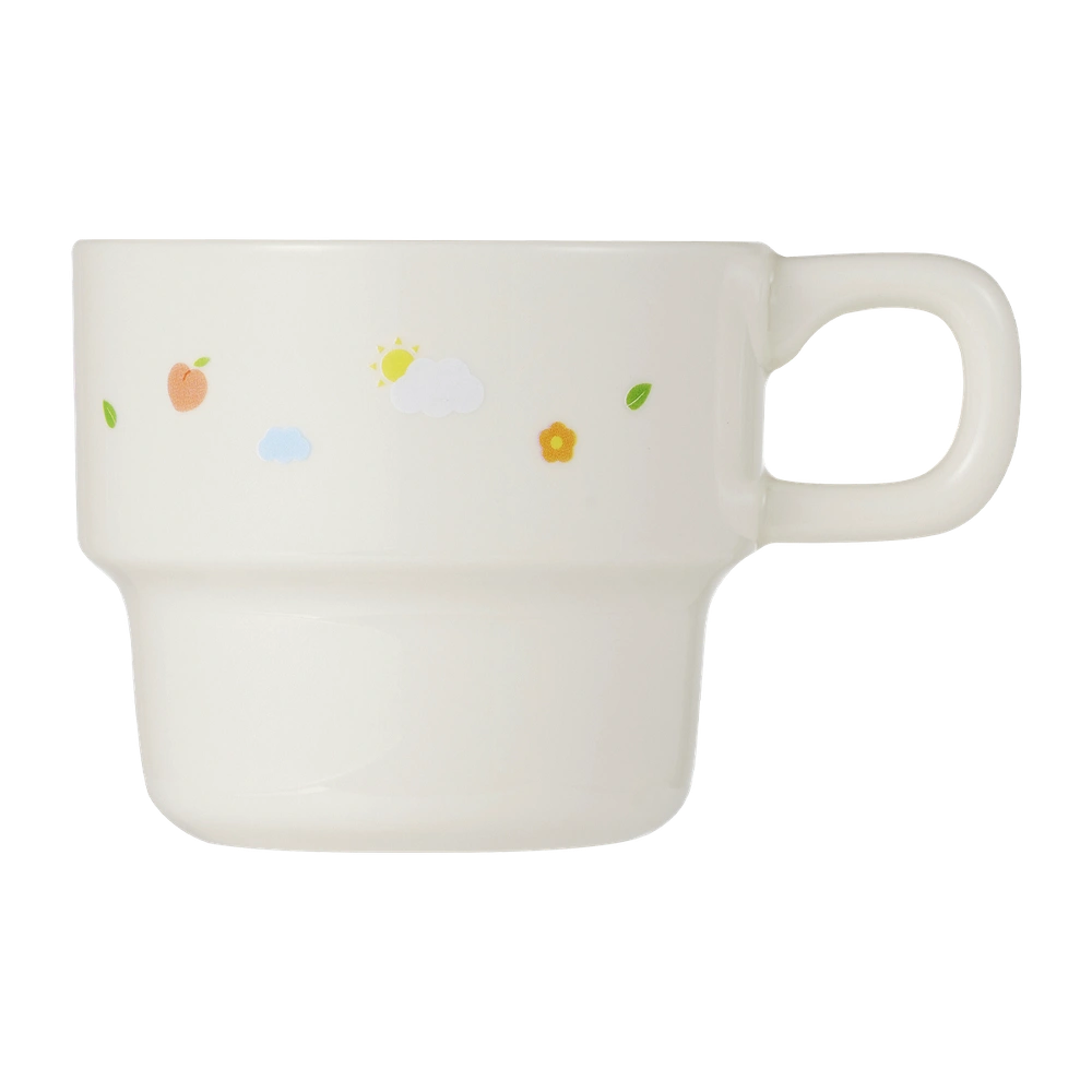 2단 라운드 머그 올프린팅