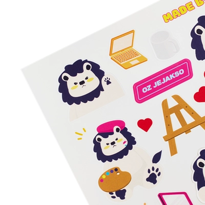 리무버블 유포지 스티커 110x180mm (4매단위)