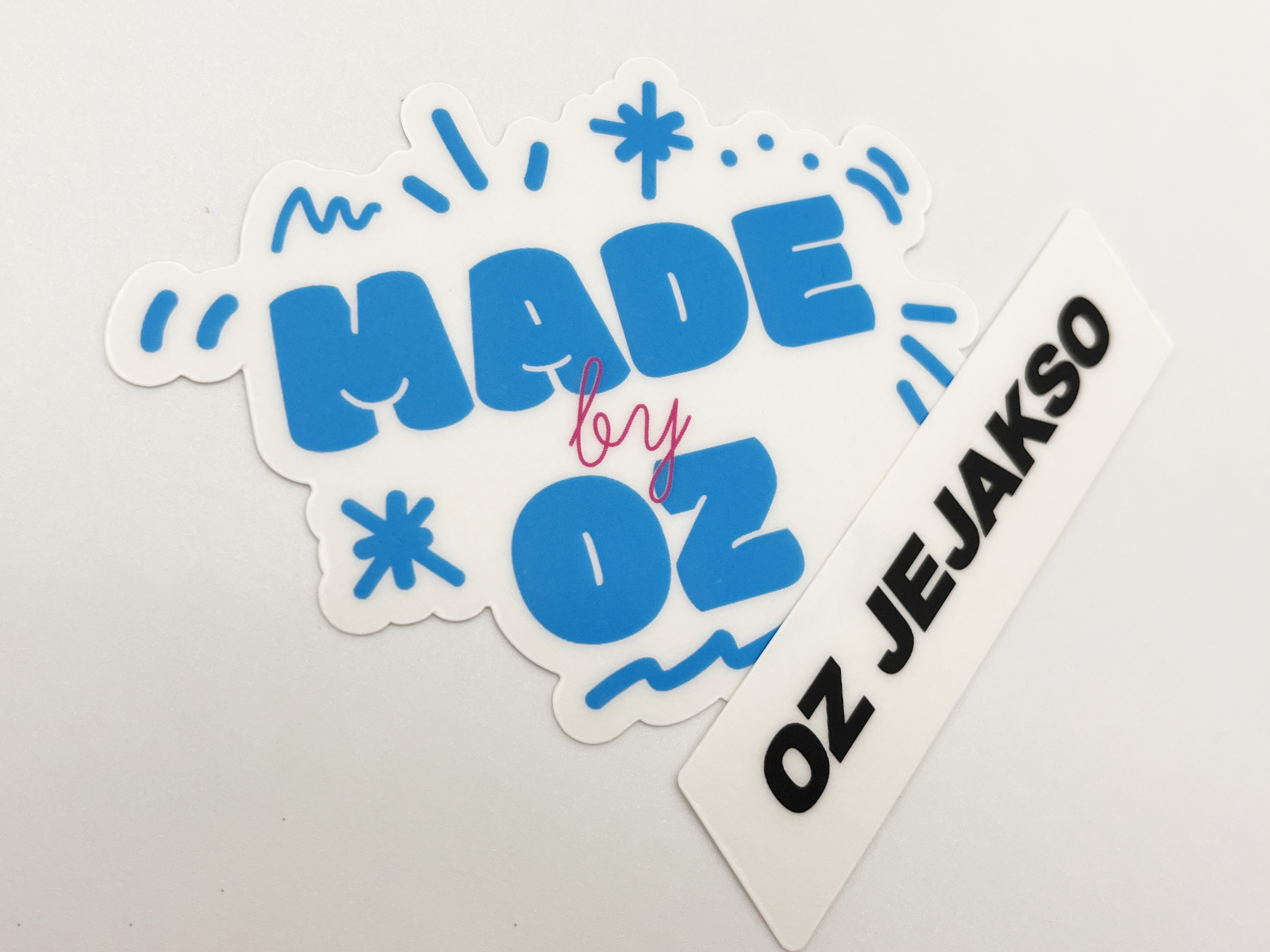 투명지 조각 스티커 (A3)