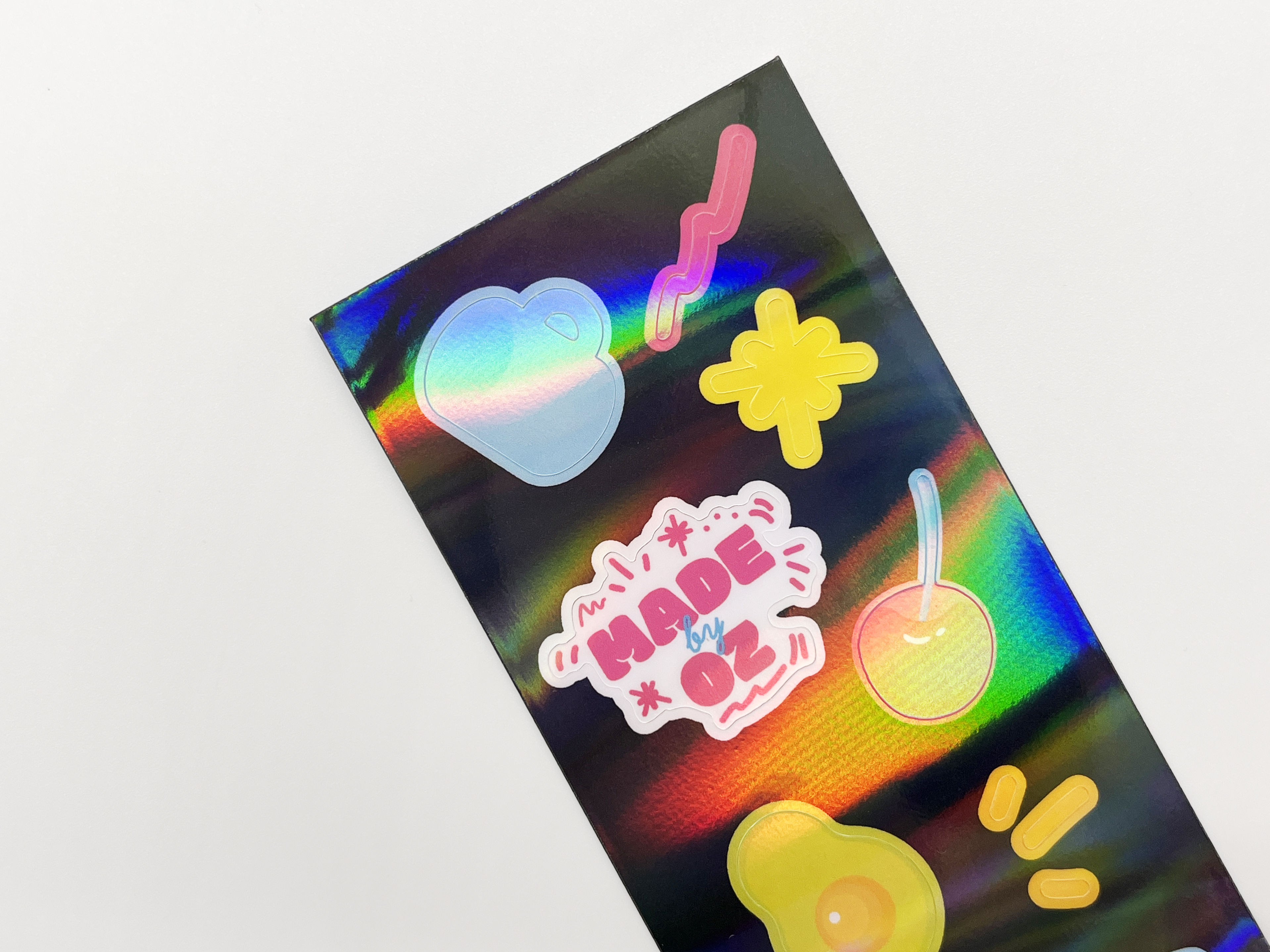 투명  A3 스티커